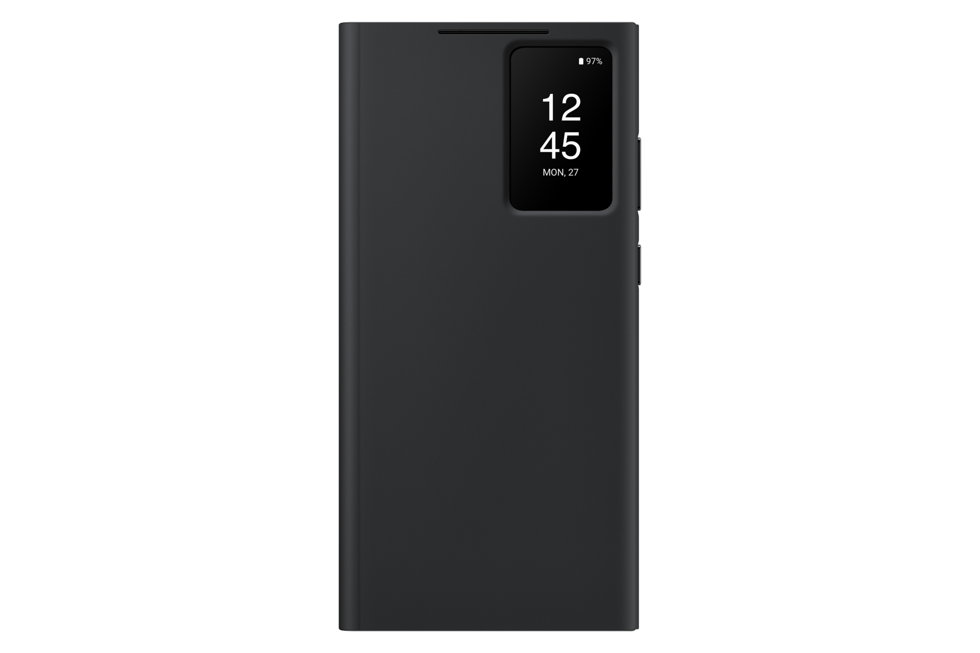  Чехол Smart View Wallet Case для Galaxy S23 Ultra чёрный фото спереди
