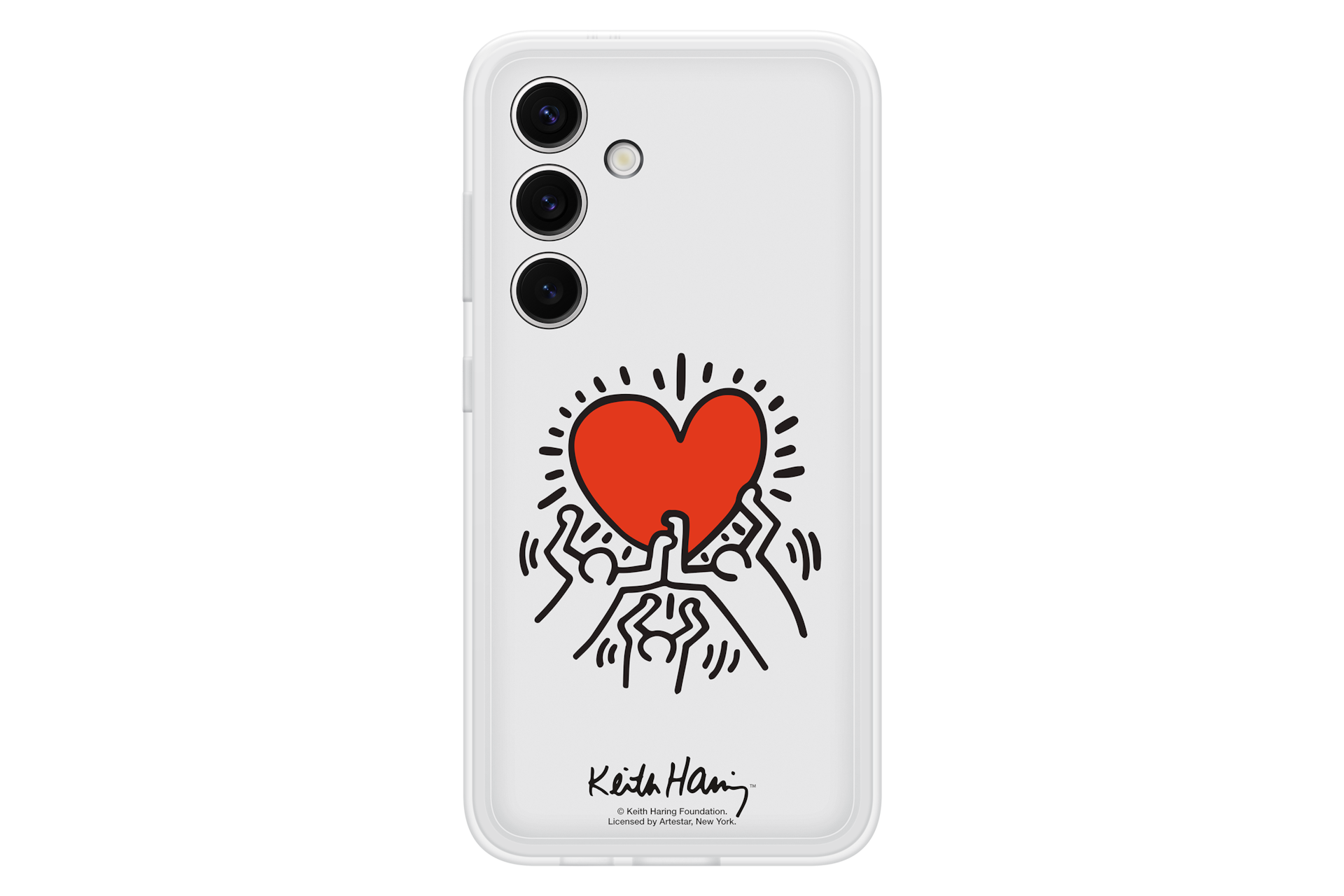 Чехол-накладка Flipsuit Case S24 [EF-MS921CWEGRU] Белый (принт Keith  Haring) - аксессуары, отзывы, характеристики | Samsung РОССИЯ