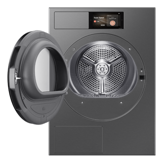 Front loading Dryer Smart Screen and On Device Bixby 10kg Front-Open Gray 