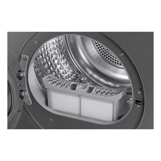 Front loading Dryer Smart Screen and On Device Bixby 10kg Detail-Drum Gray 