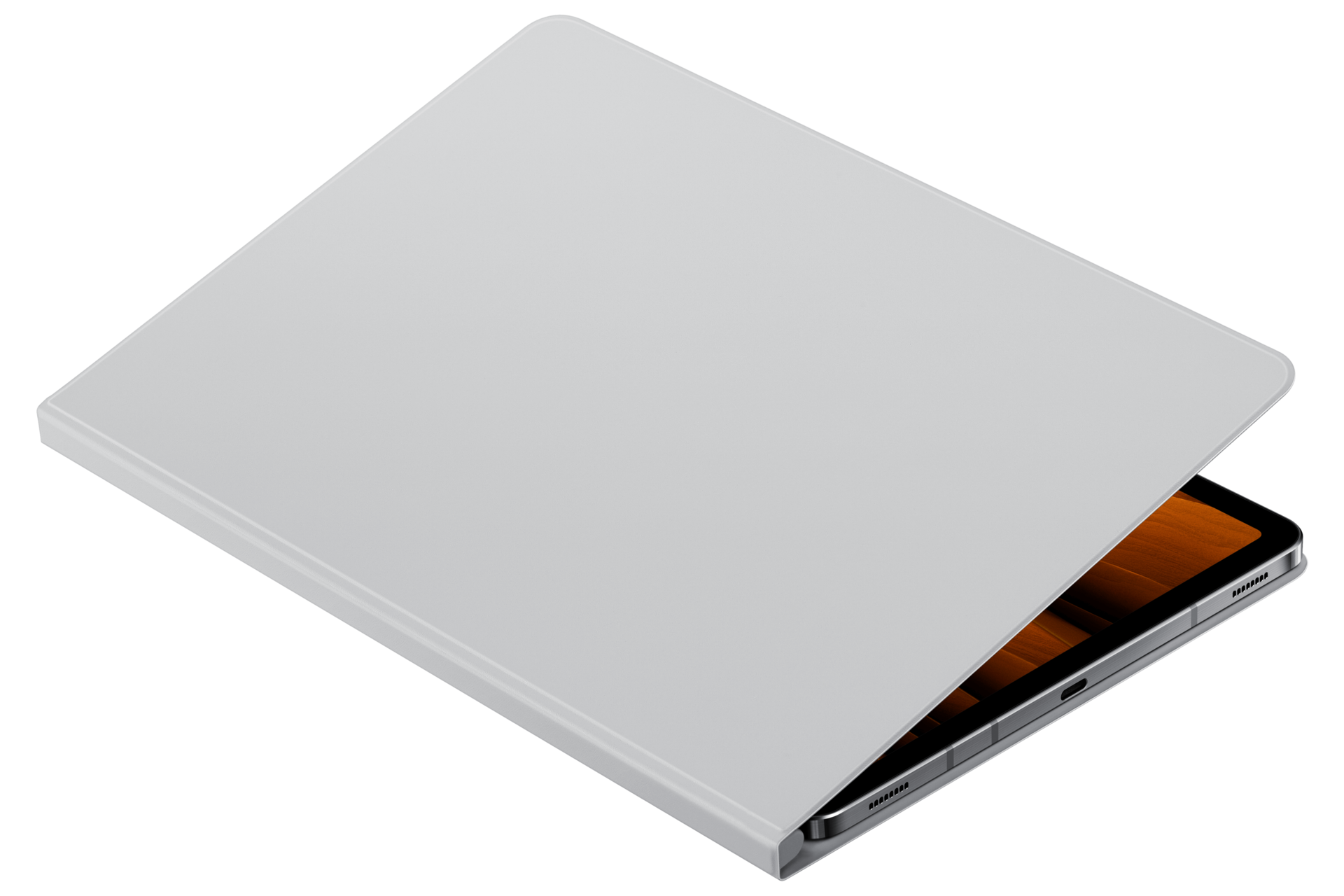 Чехол-обложка Book Cover Tab S 11.0  EF-BT630PJEGRU Серебро фото спереди под углом