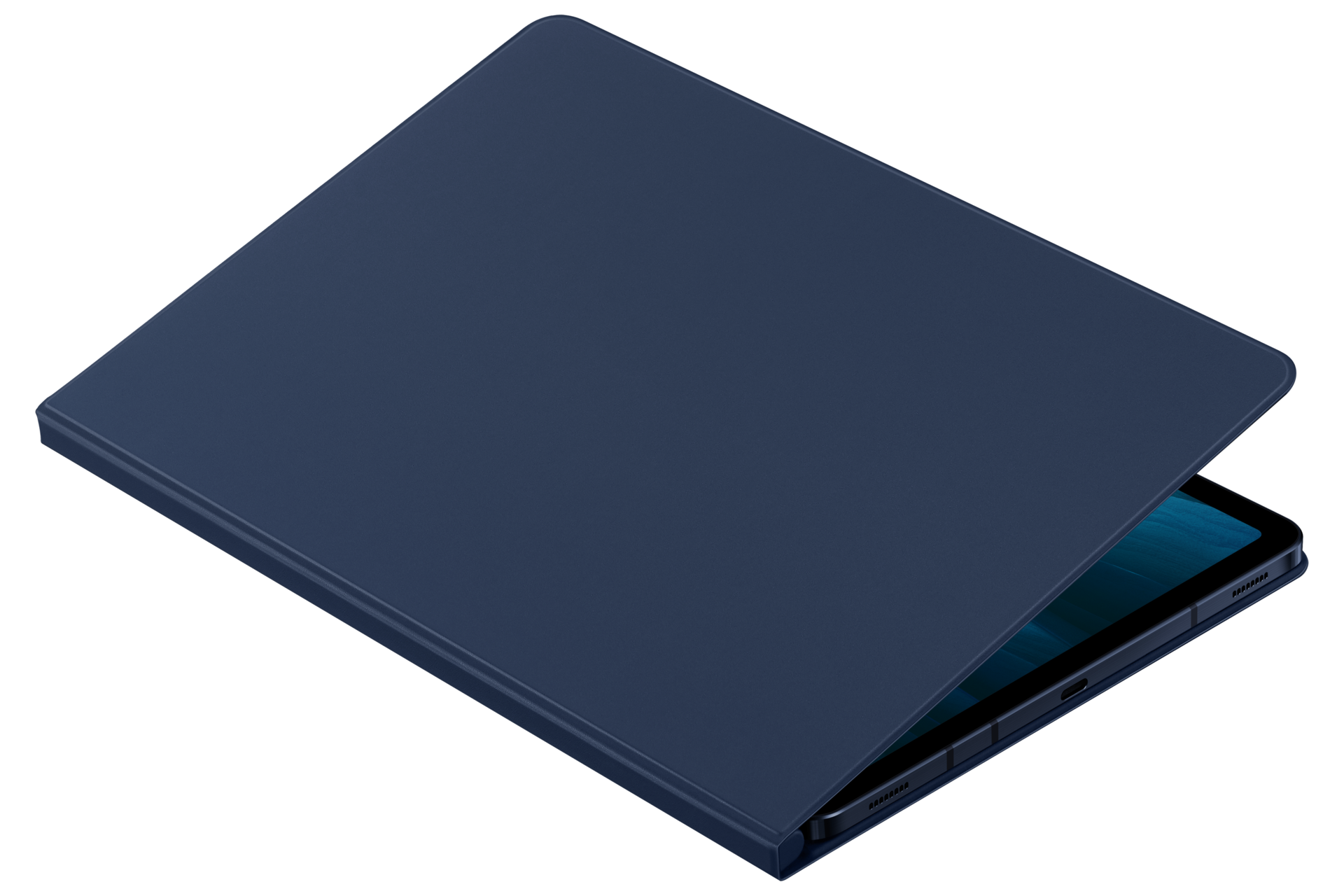 Чехол-обложка Book Cover Tab S 11.0  EF-BT630PNEGRU Темно-синий фото спереди под углом