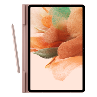 Чехол-обложка Book Cover Tab S 12.4  EF-BT730PAEGRU Розовое золото фото спереди