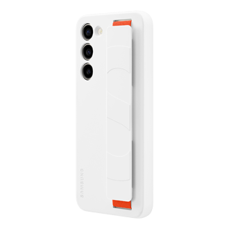  Чехол-накладка Silicone Grip Case для Galaxy S23+ белый фото сбоку