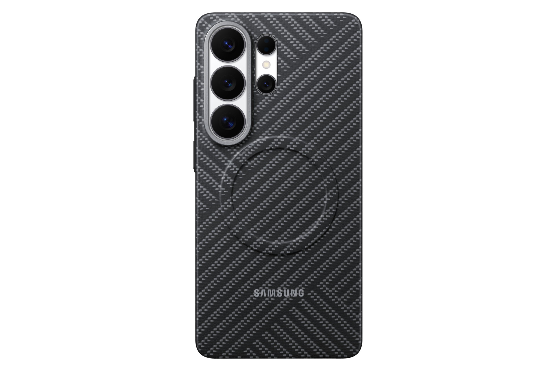 Чехол Carbon Magnet Case S26 Ultra Front Dark Gray 