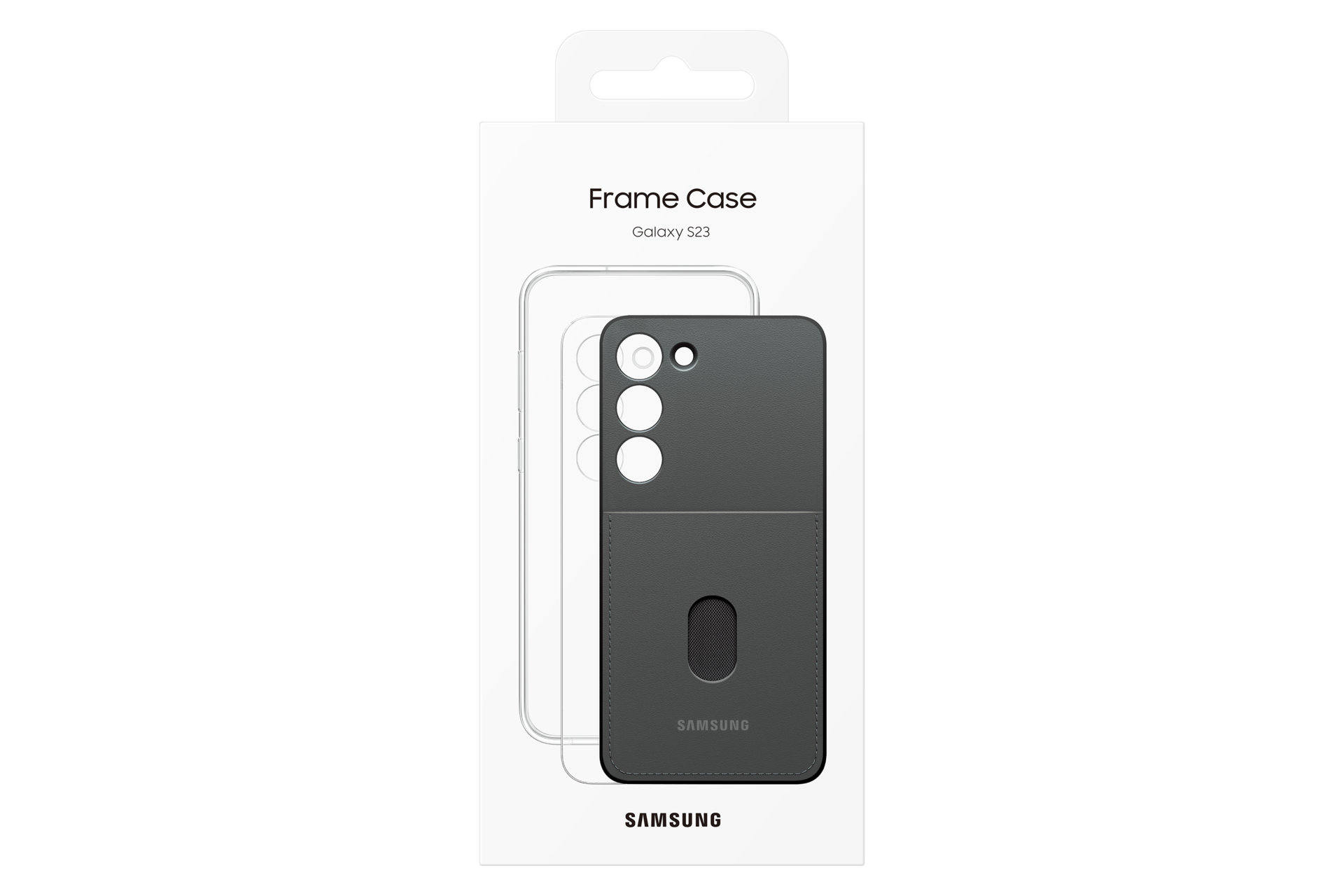  Чехол-накладка Frame Case для Galaxy S23 чёрный фото в упаковке