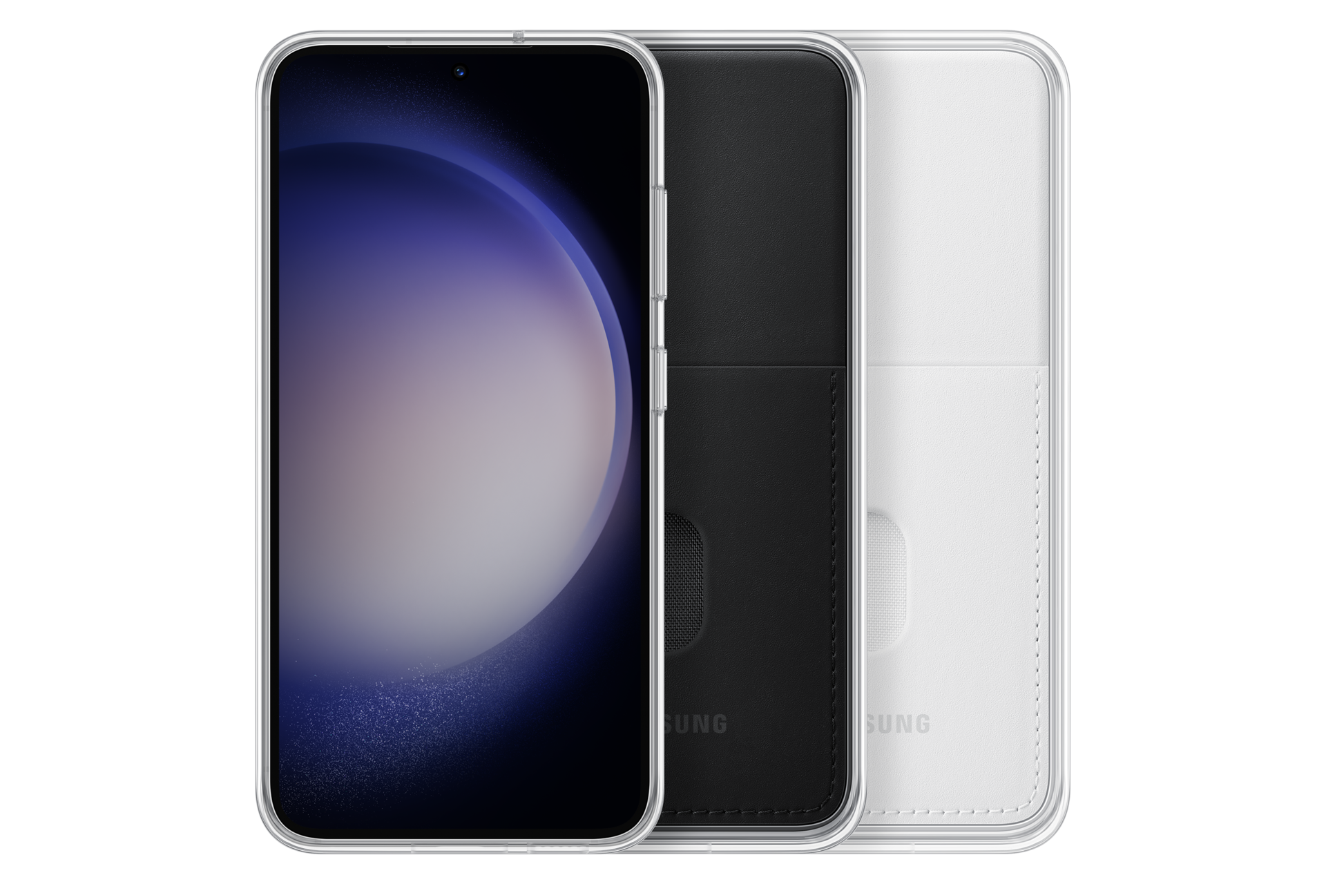  Чехол-накладка Frame Case для Galaxy S23 белый фото в наборе