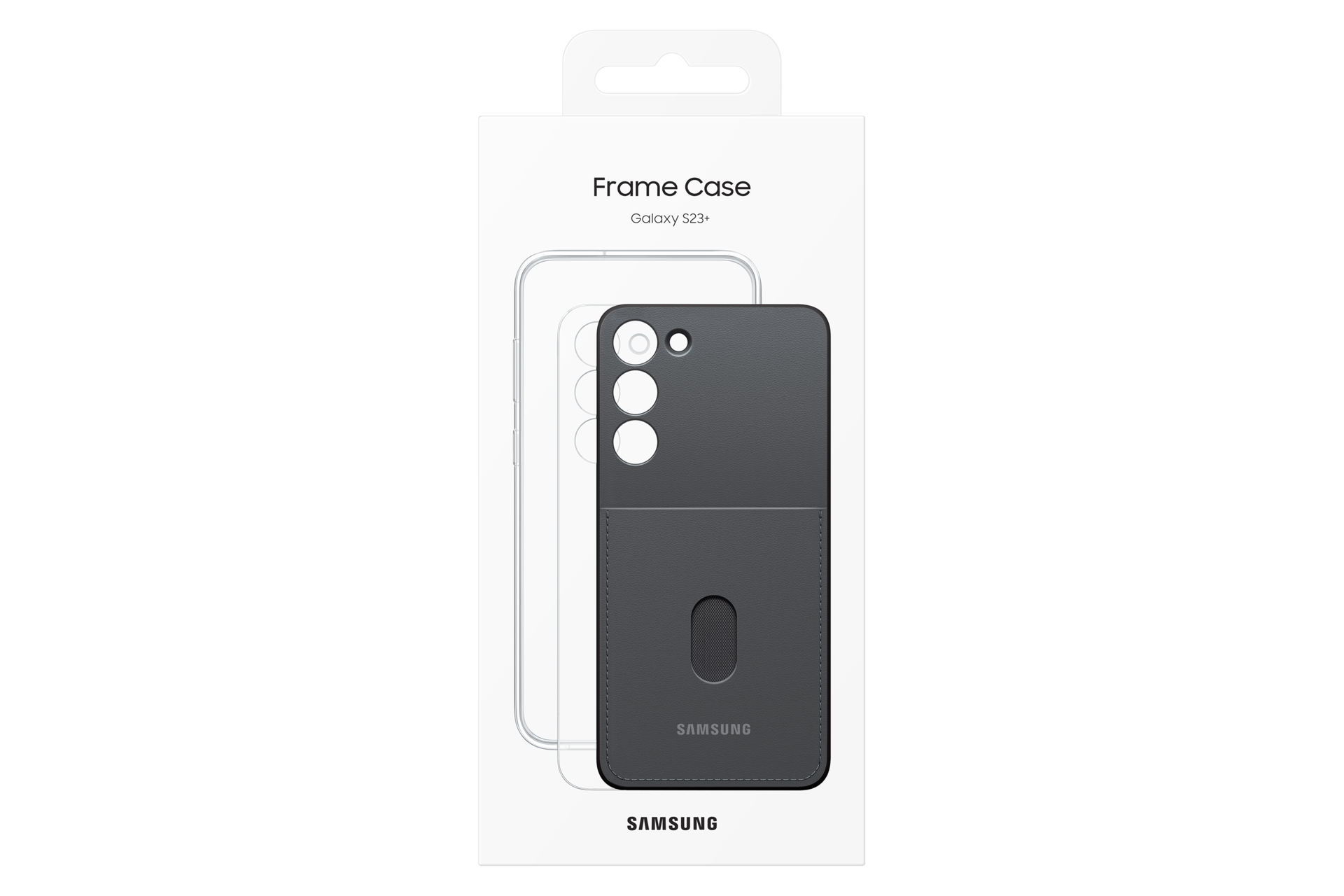  Чехол-накладка Frame Case для Galaxy S23+ чёрный фото в упаковке