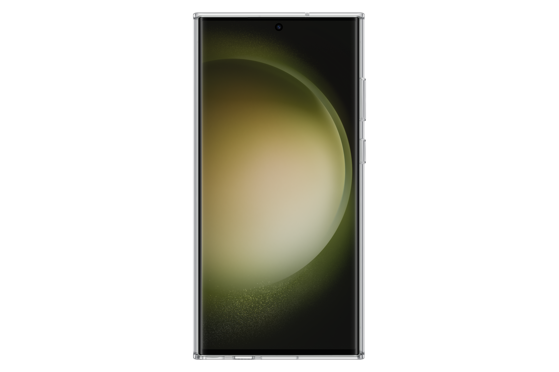 Чехол-накладка Frame Case для Galaxy S23 Ultra белый фото сзади