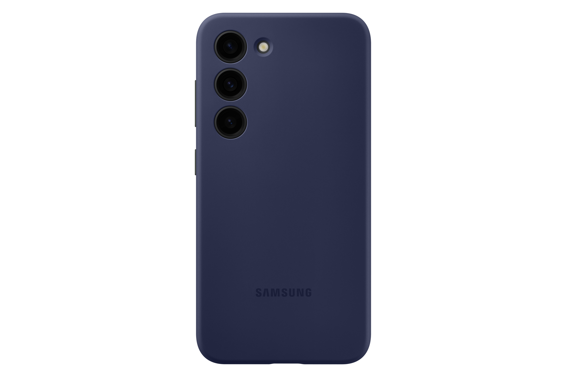  Чехол-накладка Silicone Case для Galaxy S23 темно-синий фото спереди