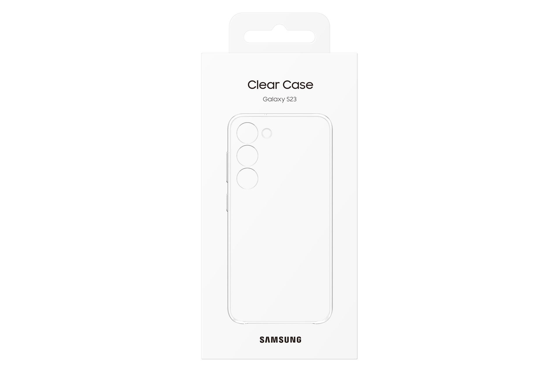  Чехол-накладка Clear Case для Galaxy S23 прозрачный фото в упаковке