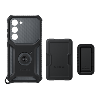  Чехол-накладка Rugged Gadget Case для Galaxy S23 титан фото спереди