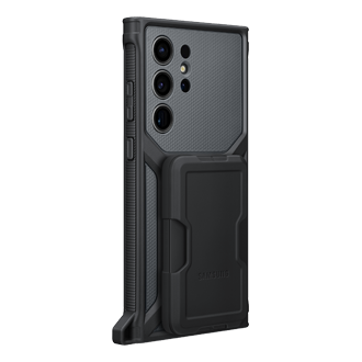  Чехол-накладка Rugged Gadget Case для Galaxy S23 Ultra титан фото сбоку