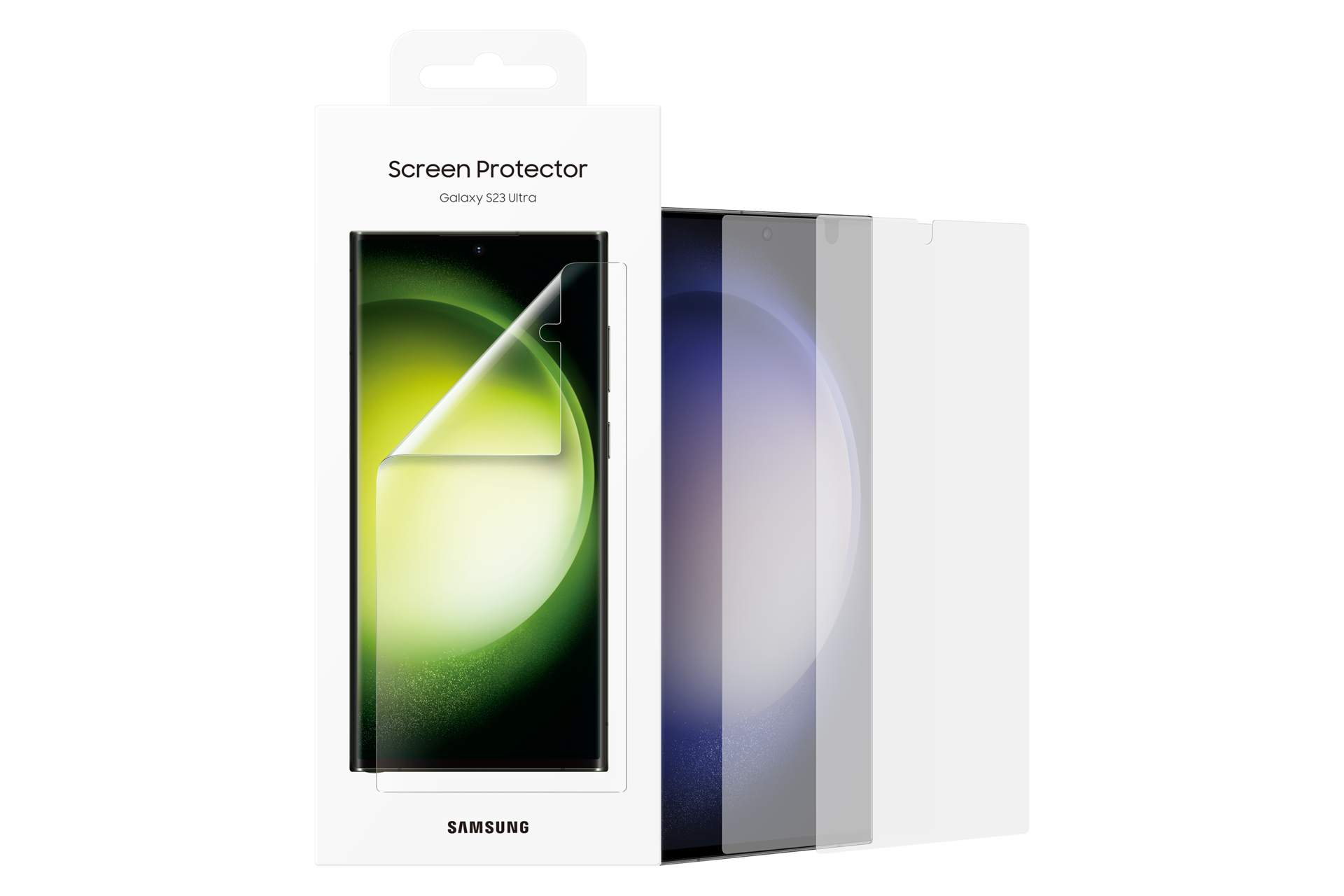  Защитная плёнка для Galaxy S23 Ultra фото упаковка комплект из двух пленок