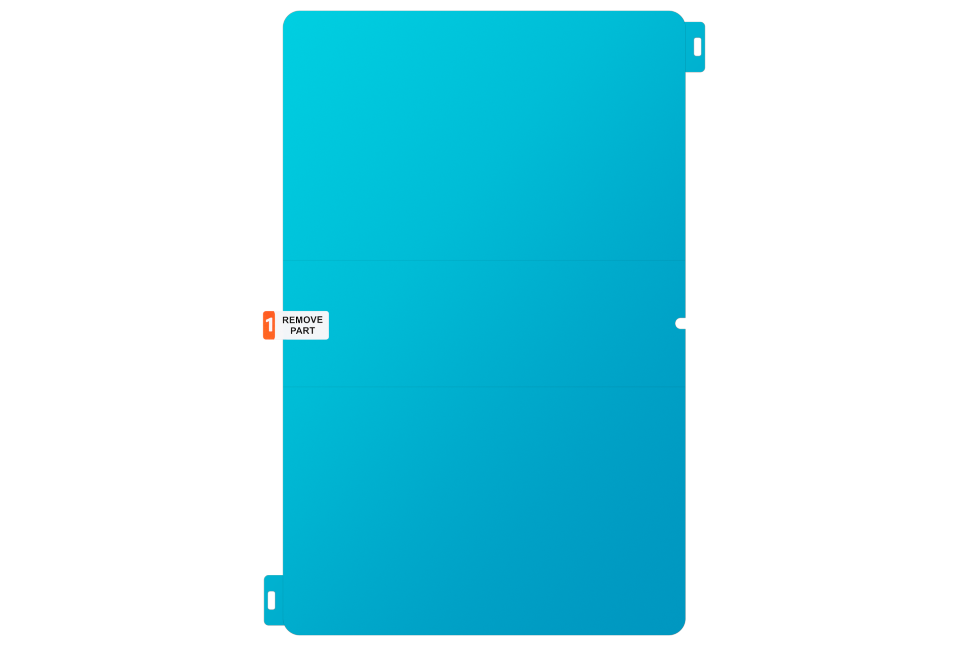 Anti-Reflecting Screen Protector for Galaxy Tab S12+ Front2 Transparent 