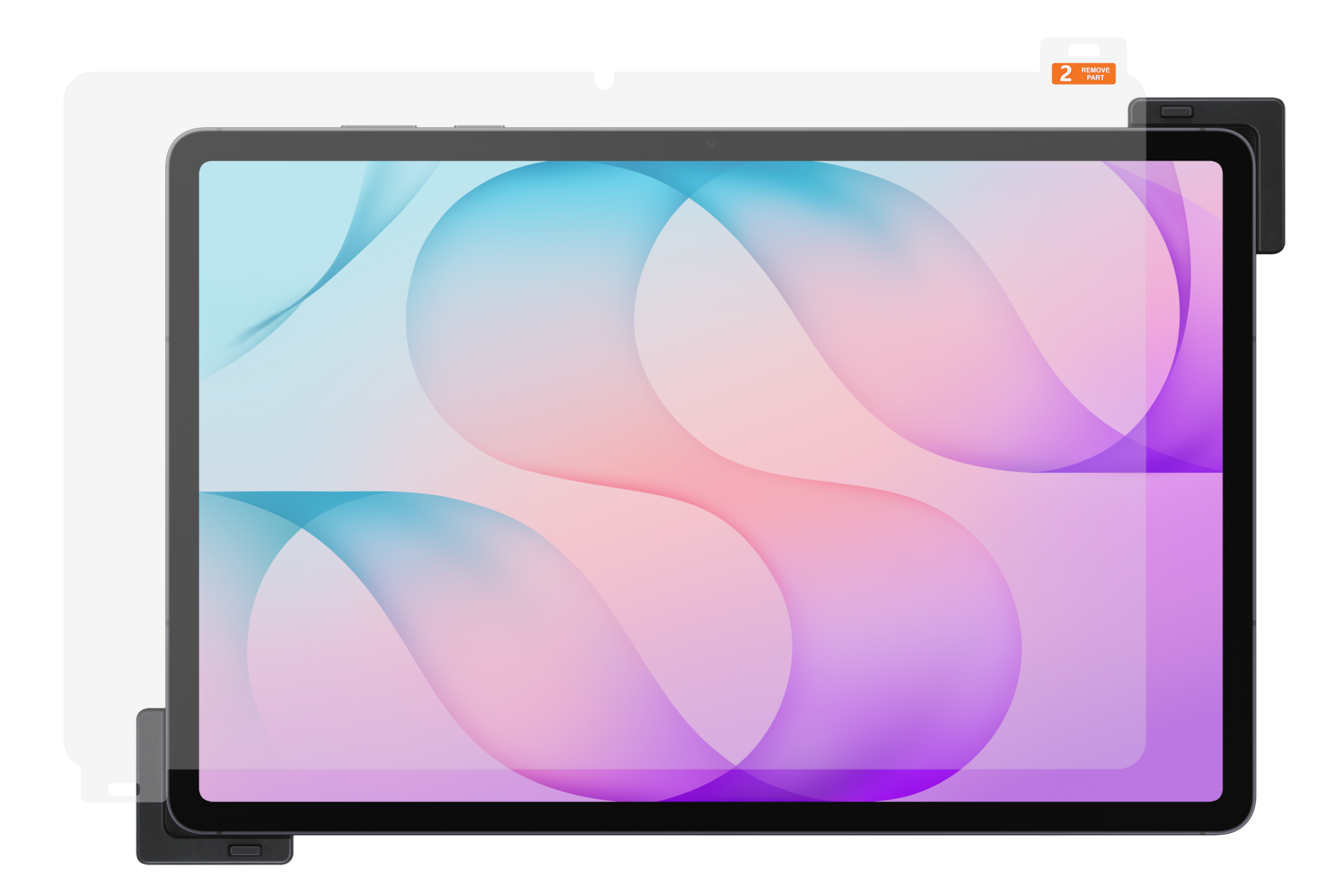 Anti-Reflecting Screen Protector for Galaxy Tab S12+ Set-Cut Transparent 