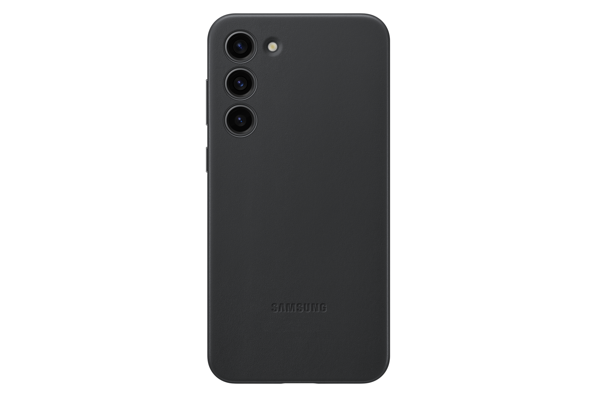  Чехол-накладка Leather Case для Galaxy S23+ чёрный фото спереди