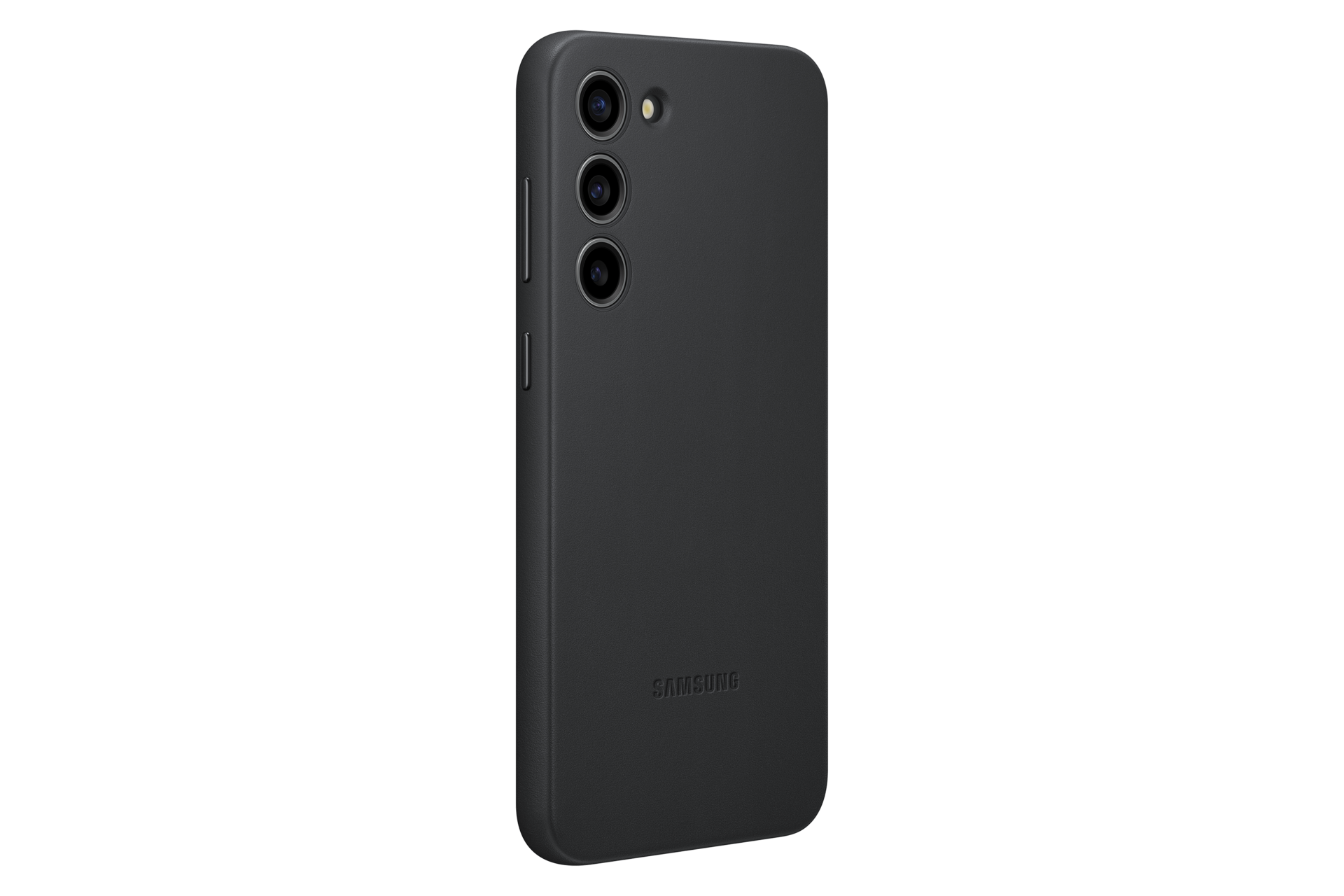  Чехол-накладка Leather Case для Galaxy S23+ чёрный фото сбоку