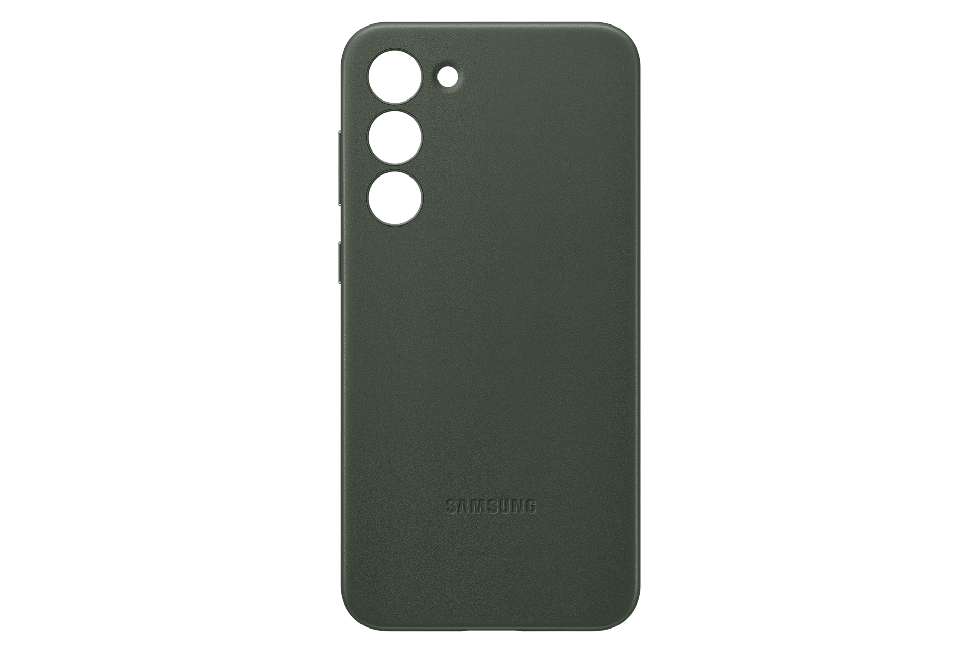 Чехол-накладка Leather Case для Galaxy S23+ (EF-VS916LGEGRU) зеленый ...