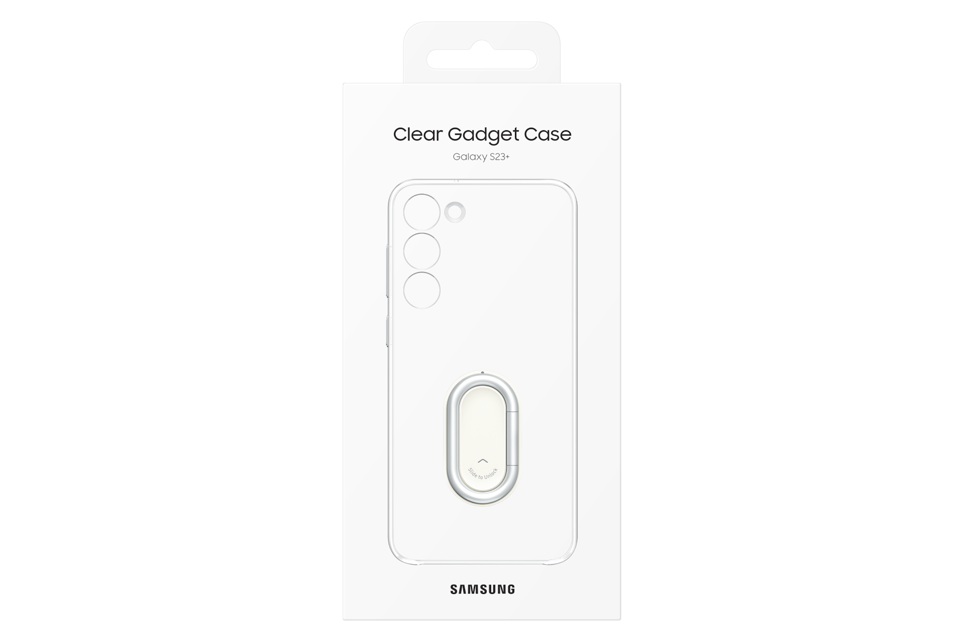  Чехол-накладка Clear Gadget Case для Galaxy S23+ прозрачный фото в упаковке