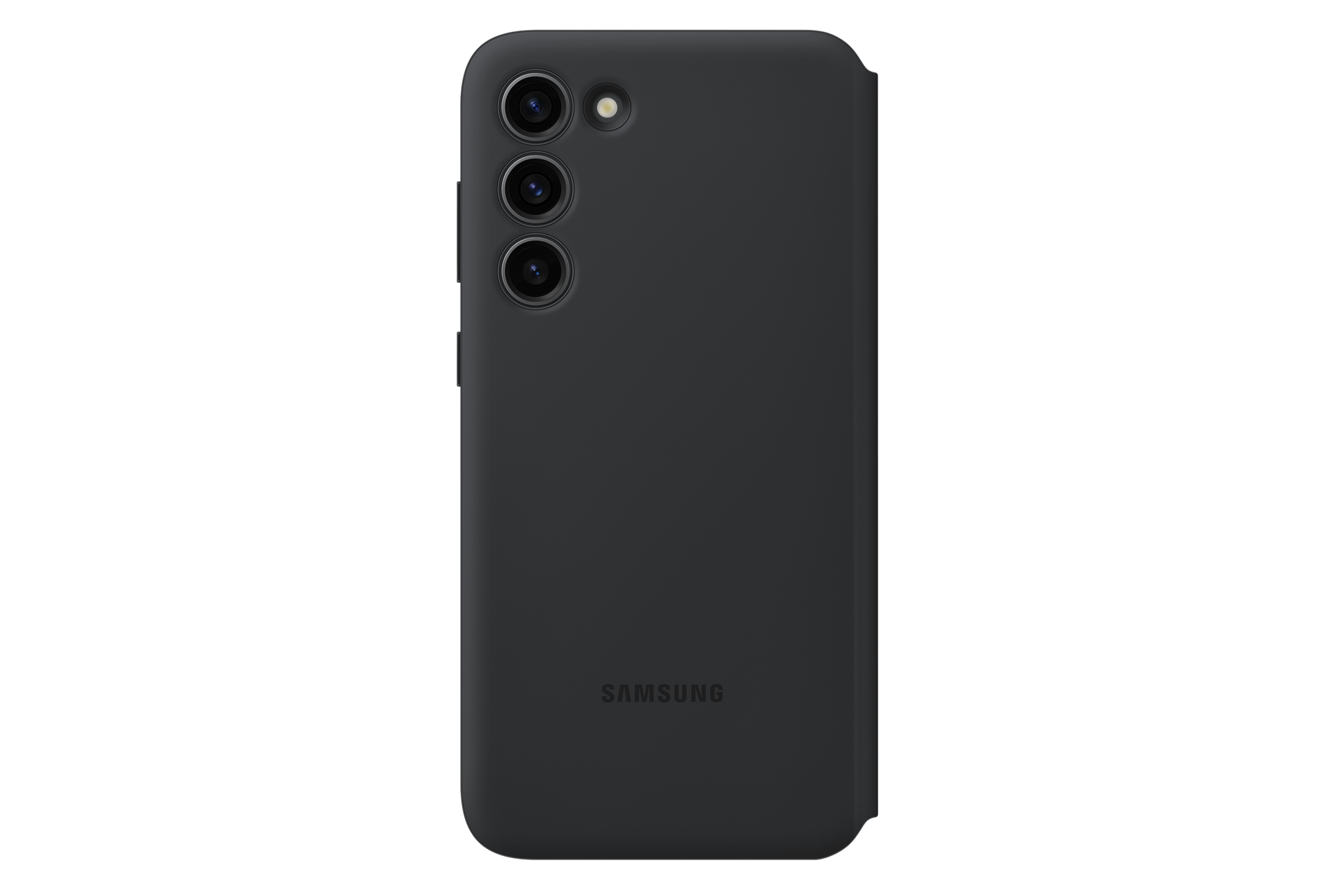 Чехол Smart View Wallet Case для Galaxy S23+ чёрный фото сзади
