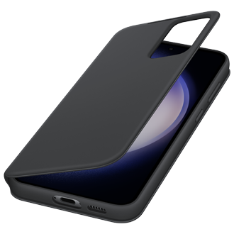  Чехол Smart View Wallet Case для Galaxy S23+ чёрный фото сбоку