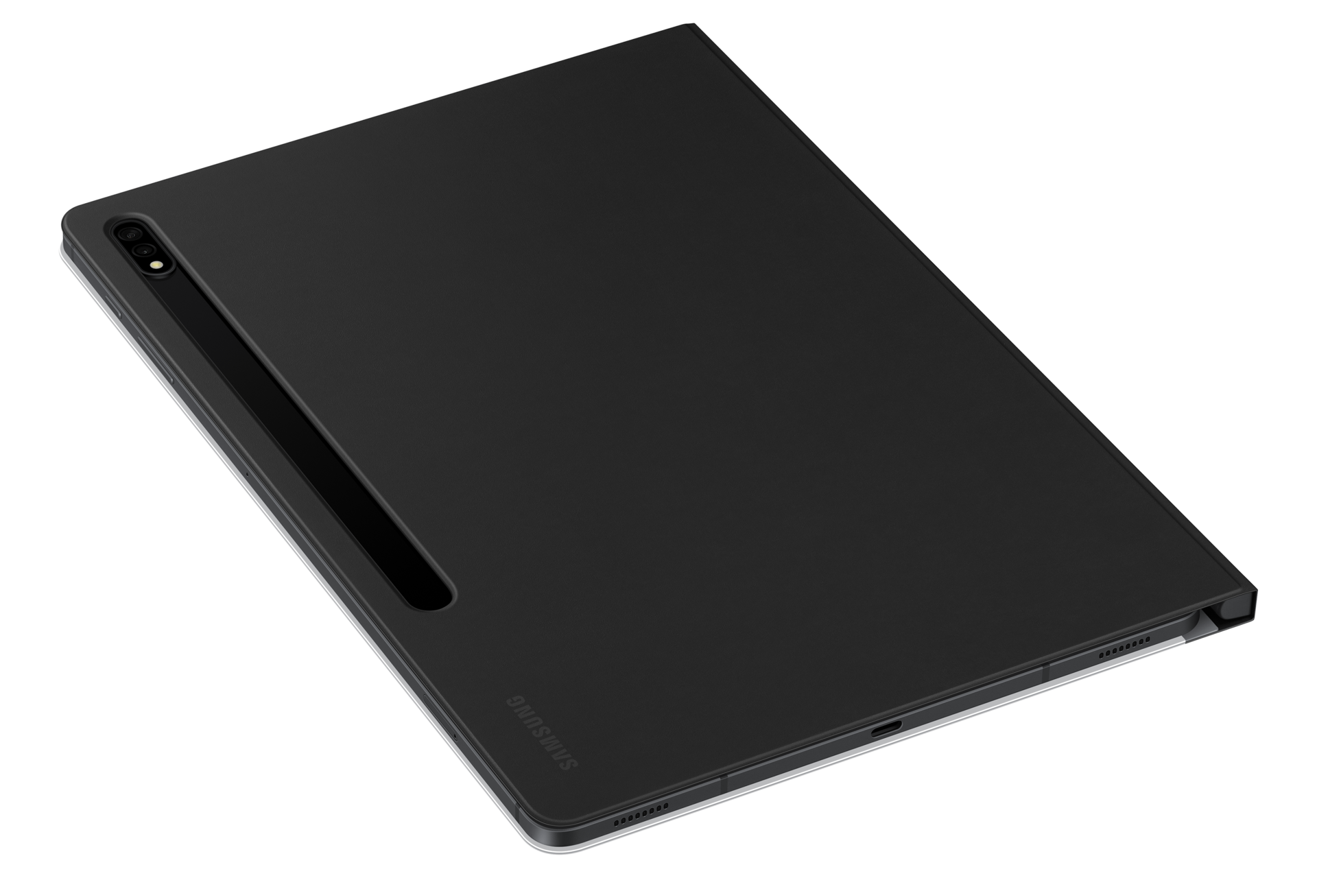 Чехол-обложка Note View Cover Tab S8+ EF-ZX800PBEGRU Черный фото сзади под углом