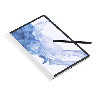 Чехол-обложка Note View Cover Tab S8+ EF-ZX800PWEGRU Белый фото спереди под углом