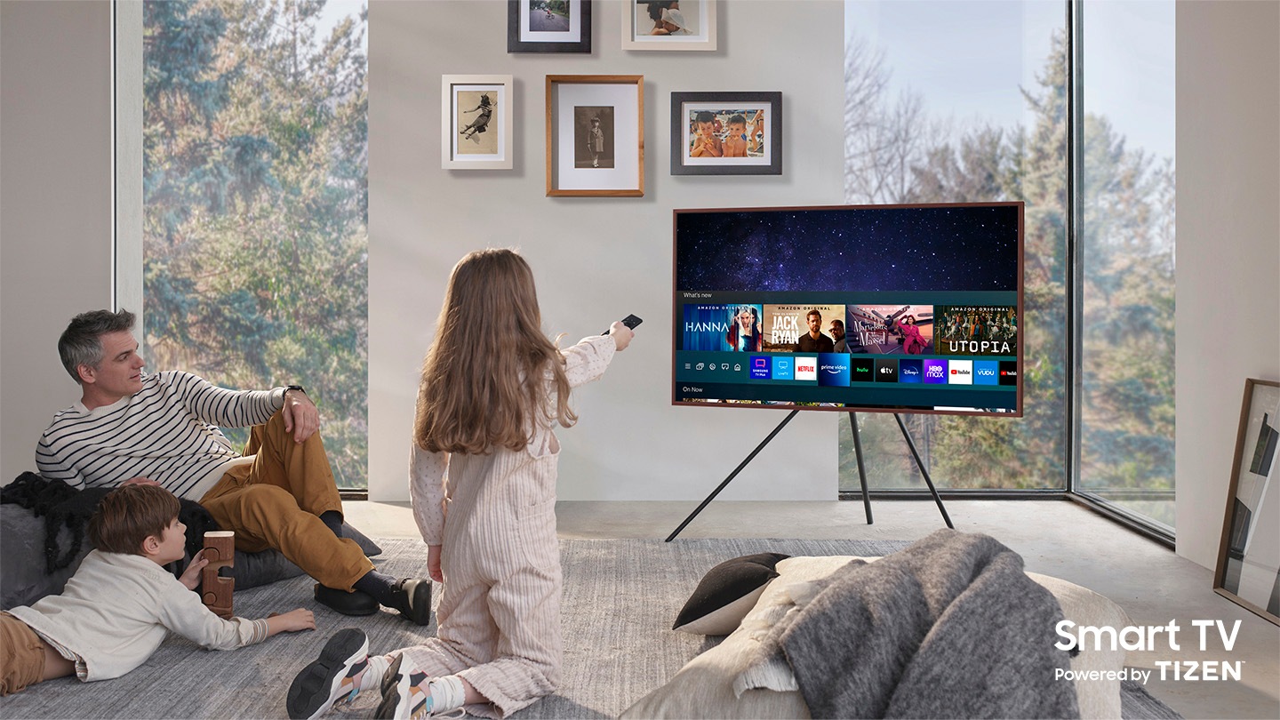 Цена и Телевизор Samsung QLED The Frame, 4K Ultra HD Чёрный