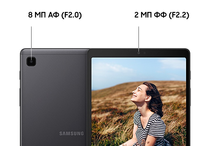 Galaxy Tab A7 Lite Темно-серый 64 ГБ | Samsung РОССИЯ