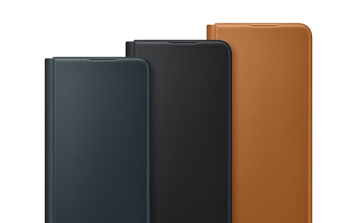 Leather Flip Cover Z Fold3 Samsung