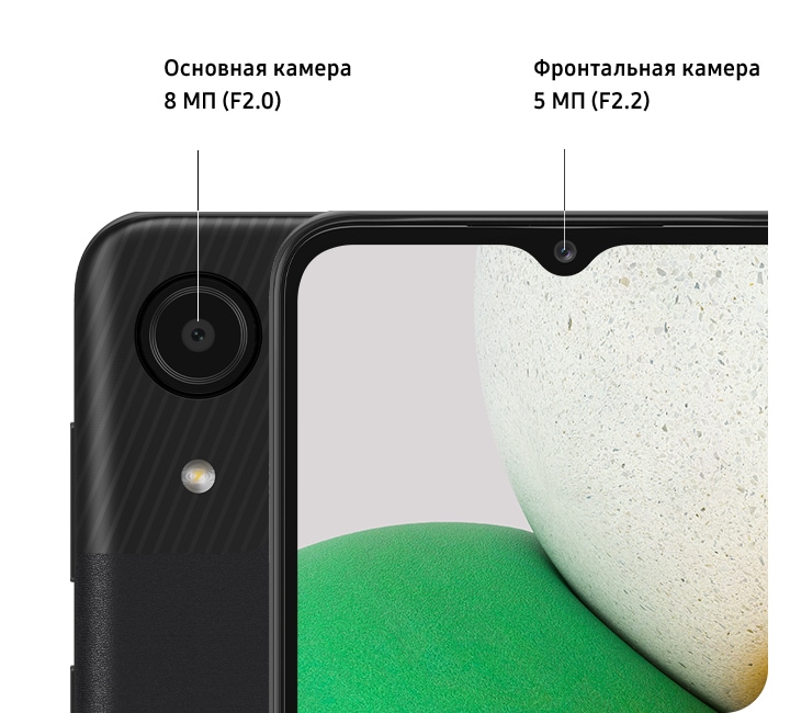 Samsung Galaxy A03core スマートフォン Galaxy A03 Core, черный, 32 GB | Samsung РОССИЯ