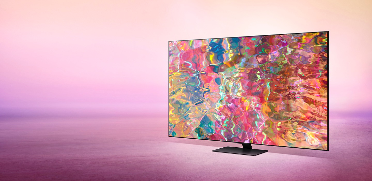 Телевизор Samsung QLED Q80B, 4K Ultra HD Черненое-серебро – купить за  149990 ₽ | Online Samsung