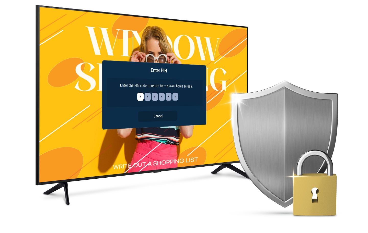 Благодаря системе PIN-кода ваше оборудование всегда в безопасности