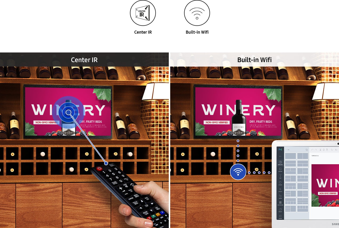 Удобное управление дисплеем