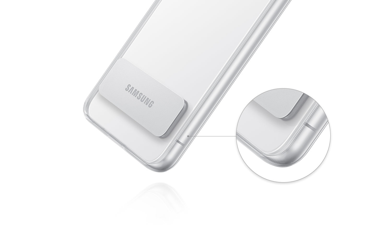 Цена и Чехол Samsung Clear Standing Cover S22 Прозрачный