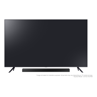 with-tv-front Black