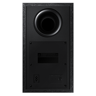 subwoofer-back Black