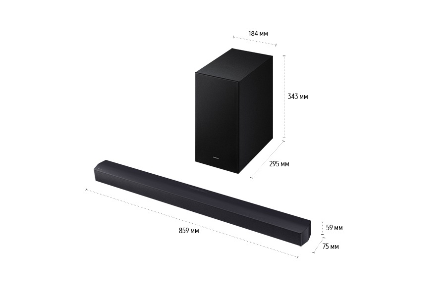 Саундбар B-серии HW-B450F Черный