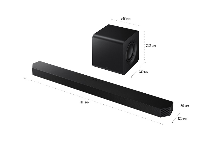 Саундбар Q-серии HW-Q800F (2025) Чёрный