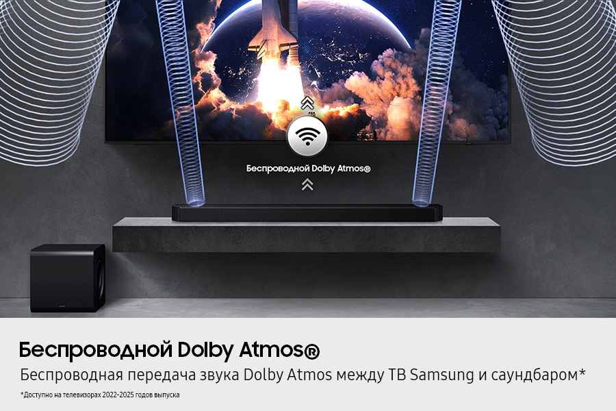 Саундбар Q-серии HW-Q800F (2025) Чёрный