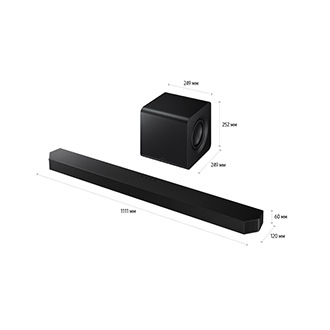Саундбар Q-серии HW-Q800F (2025) Чёрный