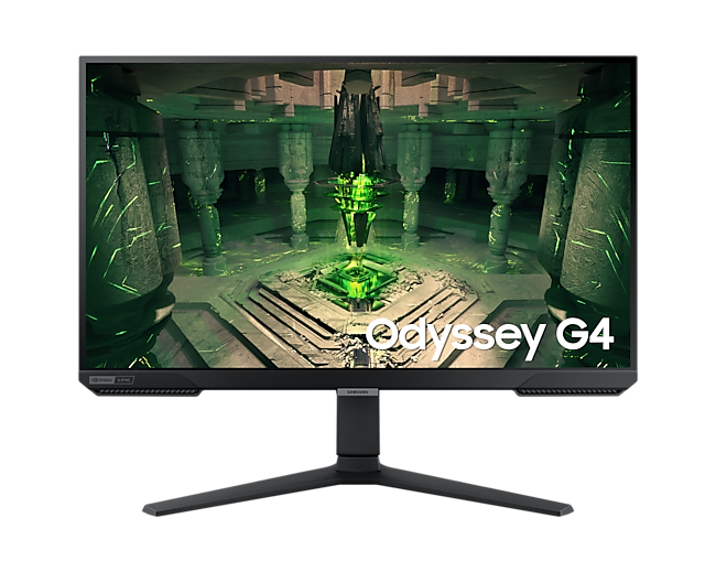27 Игровой монитор Odyssey G4 с панелью IPS и частотой 240 Гц, вид спереди