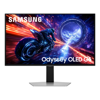 [27" Ódýs~séý Ó~LÉD G~6 G60SF Q~HD 500Hz~ Gámí~ñg Mó~ñító~r Fró~ñt2 Sí~lvér~] 