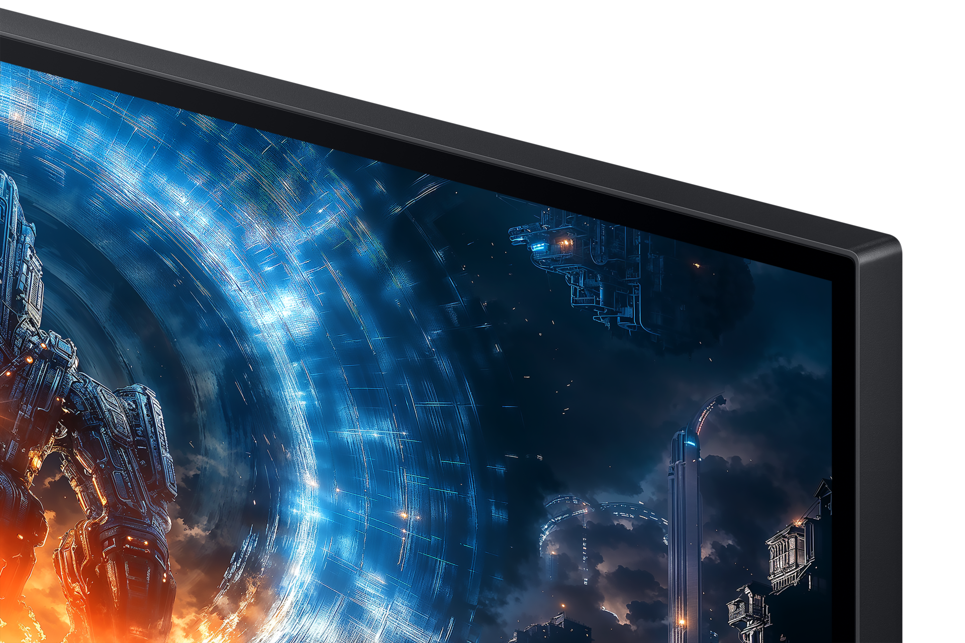 27" Odyssey G6 G60F QHD 350Hz Gaming Monitor Detail Black 