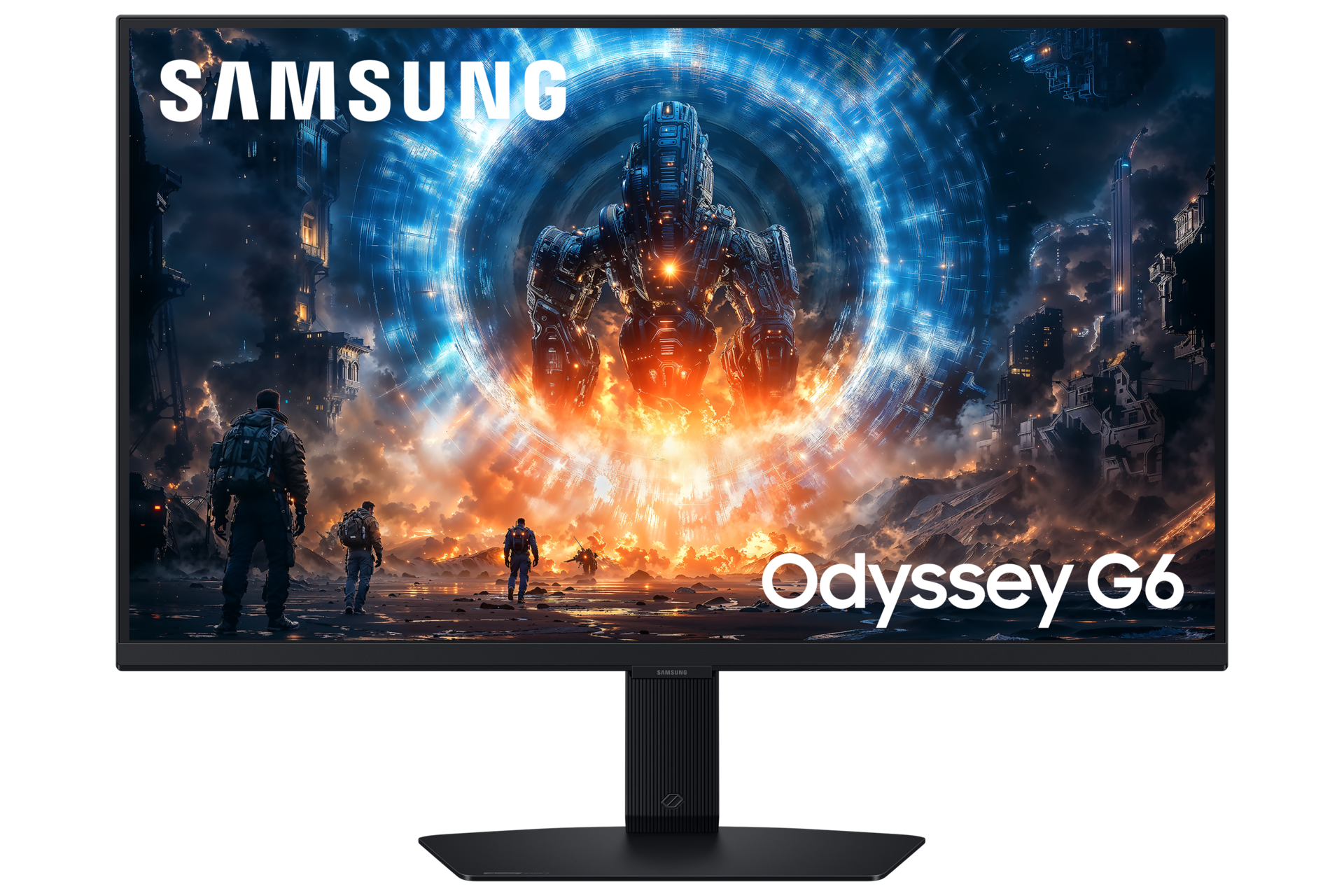 27" Odyssey G6 G60F QHD 350Hz Gaming Monitor Front2 Black 
