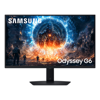 27" Odyssey G6 G60F QHD 350Hz Gaming Monitor Front2 Black 