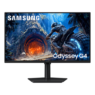 25/27 Inch Odyssey G4 G40H FHD 300Hz Gaming Monitor Front2 Black 