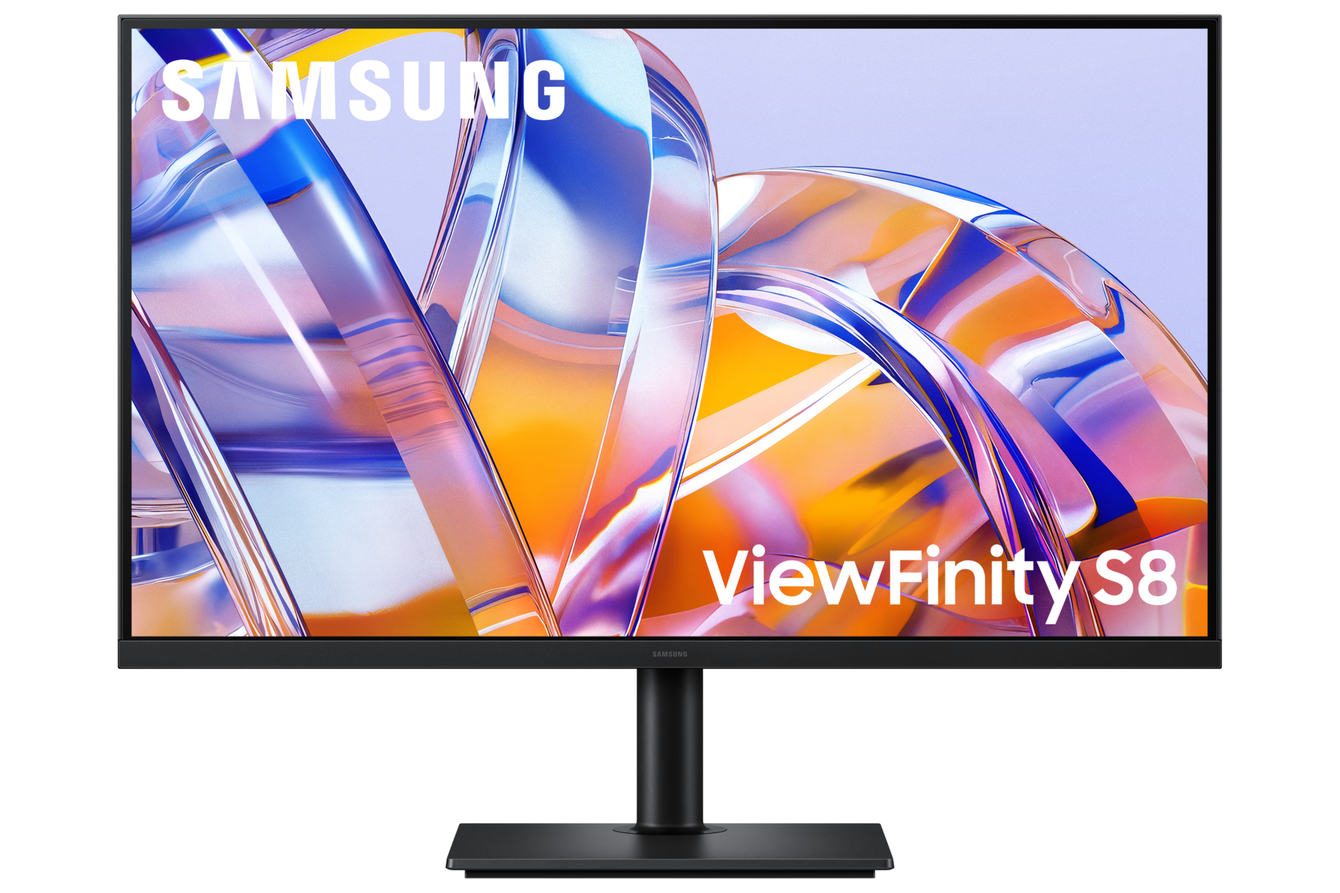 27"/32" ViewFinity S8 S80UH 4K UHD Monitor Front2 Black 