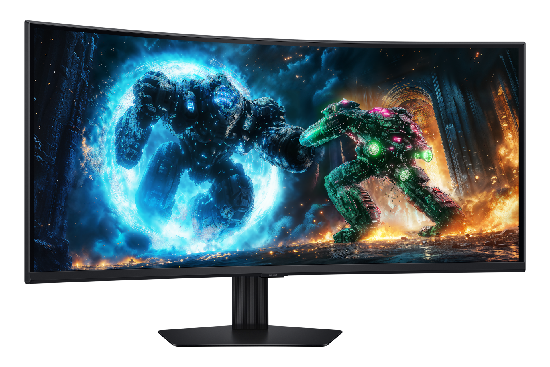 40" Odyssey G7 G75F WUHD 180Hz Gaming Monitor Swivel2 Black 